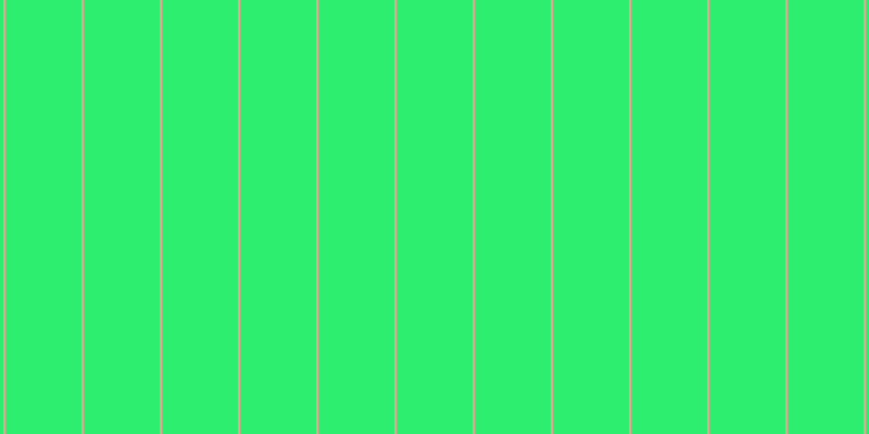 #2dee6f, #eba393 vertical lines, two pixels wide, seventy pixels apart