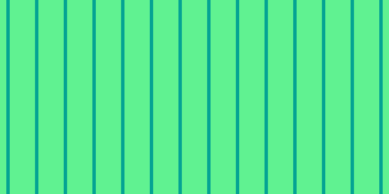 #2dee6f (75%), #04a393 vertical lines, seven pixels wide, fifty-two pixels apart