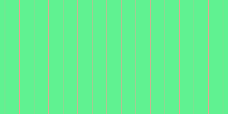 #2dee6f (75%), #eba393 vertical lines, two pixels wide, forty-nine pixels apart