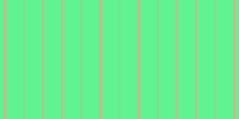 #2dee6f (75%), #eba393 vertical lines, four pixels wide, sixty pixels apart