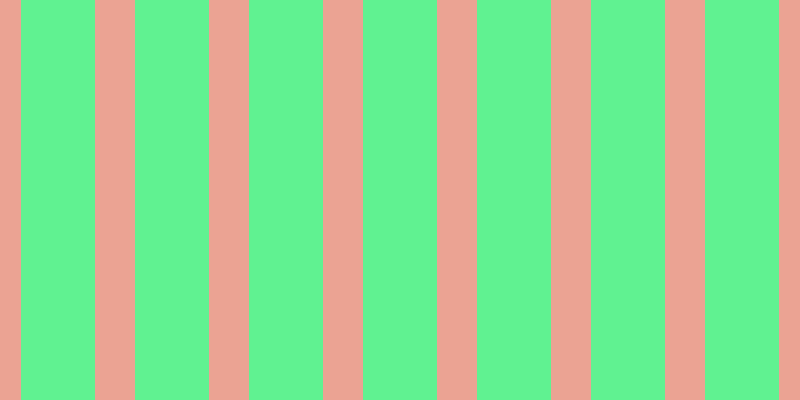 #2dee6f (75%), #eba393 vertical lines, forty pixels wide, seventy-four pixels apart