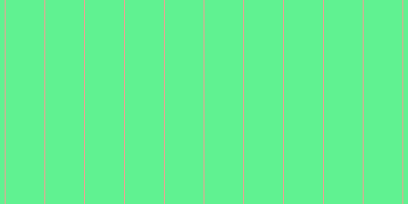 #2dee6f (75%), #eba393 vertical lines, two pixels wide, seventy-six pixels apart