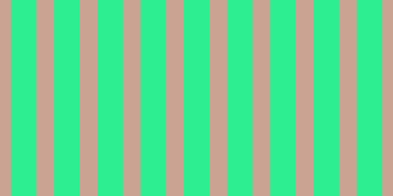 #2dee90, #caa393 vertical lines, thirty-six pixels wide, fifty-two pixels apart