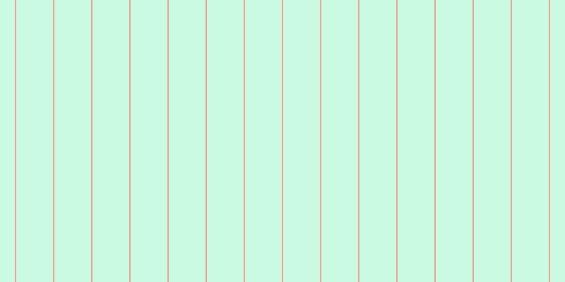 #2dee90 (25%), #eba393 vertical lines, two pixels wide, fifty-two pixels apart