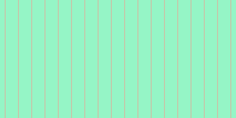 #2dee90 (50%), #eba393 vertical lines, two pixels wide, forty-three pixels apart