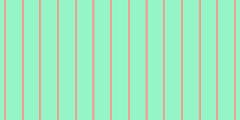 #2dee90 (50%), #eba393 vertical lines, seven pixels wide, fifty-two pixels apart