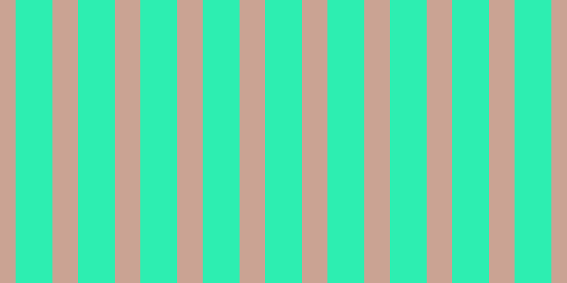 #2deeb1, #caa393 vertical lines, thirty-six pixels wide, fifty-two pixels apart