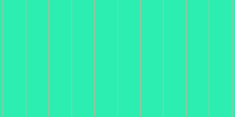 #2deeb1, #eba393 vertical lines, two pixels wide, seventy-six pixels apart