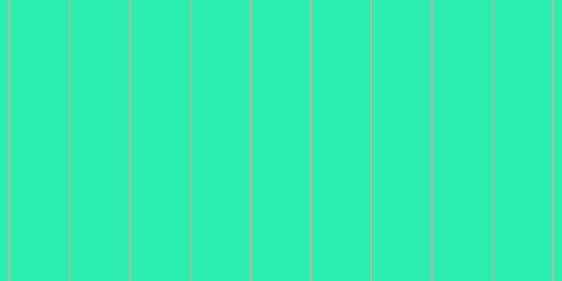 #2deeb1, #eba393 vertical lines, two pixels wide, eighty-four pixels apart