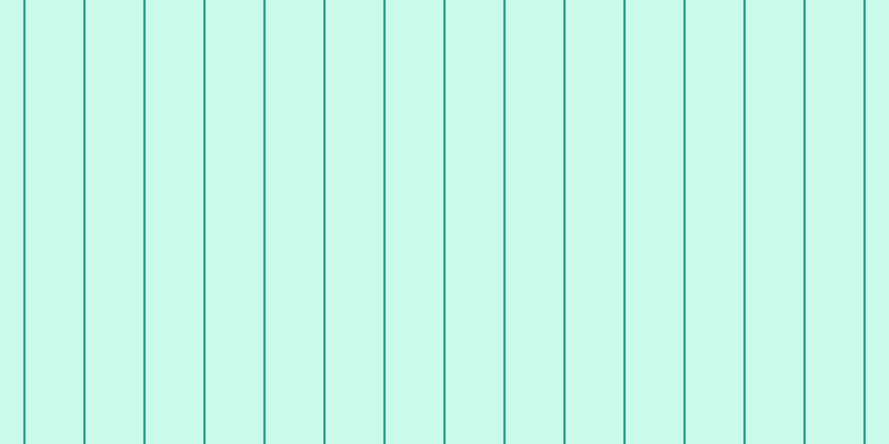 #2deeb1 (25%), #25a393 vertical lines, two pixels wide, fifty-two pixels apart