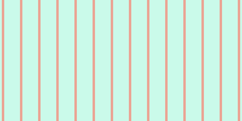 #2deeb1 (25%), #eba393 vertical lines, eight pixels wide, fifty-two pixels apart