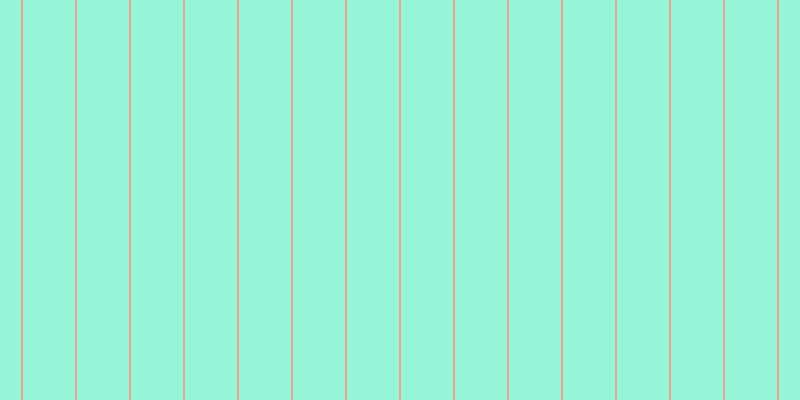 #2deeb1 (50%), #eba393 vertical lines, two pixels wide, fifty-two pixels apart