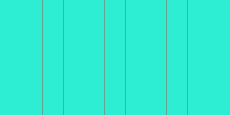 #2deed2, #67a393 vertical lines, two pixels wide, seventy pixels apart