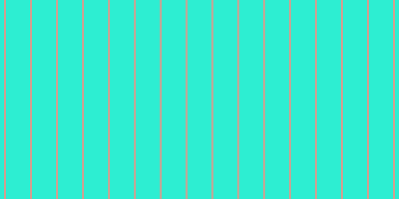 #2deed2, #caa393 vertical lines, four pixels wide, forty-eight pixels apart