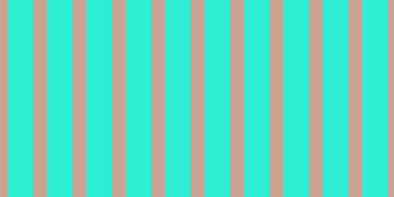 #2deed2, #caa393 vertical lines, twenty-eight pixels wide, fifty-two pixels apart