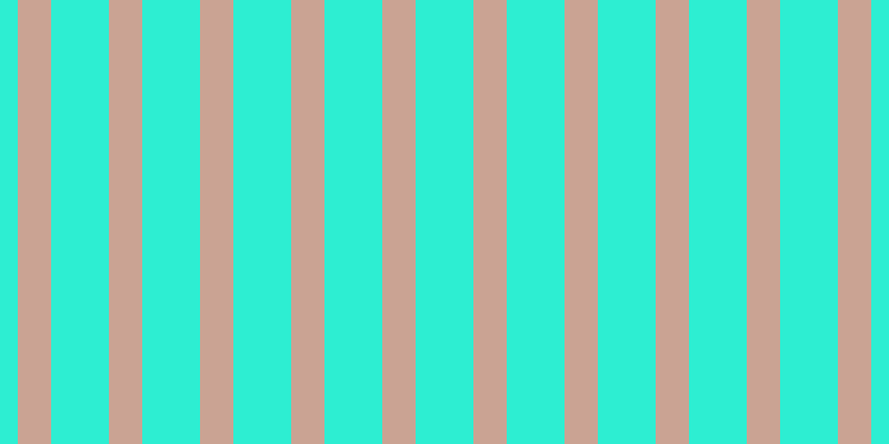 #2deed2, #caa393 vertical lines, thirty pixels wide, fifty-two pixels apart