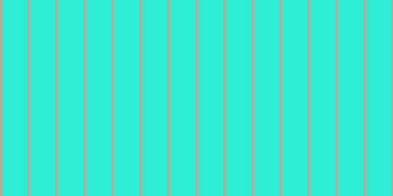 #2deed2, #caa393 vertical lines, five pixels wide, fifty-two pixels apart