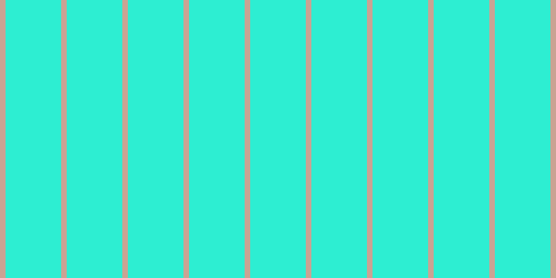 #2deed2, #caa393 vertical lines, eight pixels wide, eighty pixels apart