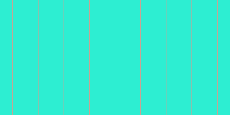 #2deed2, #caa393 vertical lines, two pixels wide, eighty-seven pixels apart