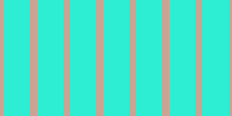 #2deed2, #caa393 vertical lines, twenty-two pixels wide, ninety-two pixels apart