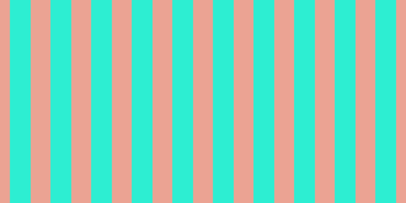 #2deed2, #eba393 vertical lines, thirty-nine pixels wide, forty-one pixels apart