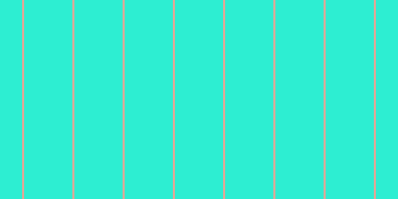 #2deed2, #eba393 vertical lines, four pixels wide, ninety-seven pixels apart