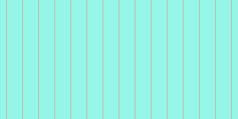 #2deed2 (50%), #caa393 vertical lines, two pixels wide, fifty-two pixels apart