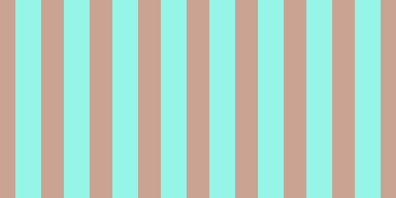 #2deed2 (50%), #caa393 vertical lines, forty-six pixels wide, fifty-two pixels apart