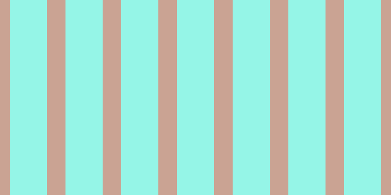#2deed2 (50%), #caa393 vertical lines, thirty-eight pixels wide, seventy-six pixels apart