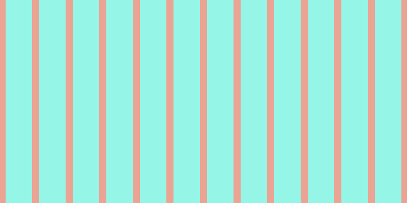 #2deed2 (50%), #eba393 vertical lines, fourteen pixels wide, fifty-two pixels apart