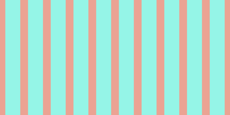 #2deed2 (50%), #eba393 vertical lines, twenty-seven pixels wide, fifty-two pixels apart