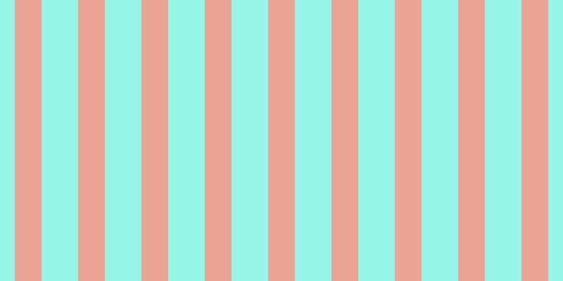 #2deed2 (50%), #eba393 vertical lines, thirty-eight pixels wide, fifty-two pixels apart