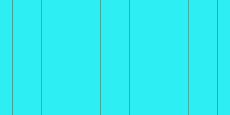 #2deef3, #46a393 vertical lines, two pixels wide, one hundred pixels apart