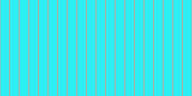 #2deef3, #caa393 vertical lines, four pixels wide, thirty-six pixels apart