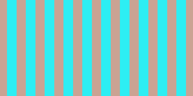 #2deef3, #caa393 vertical lines, thirty-eight pixels wide, forty pixels apart