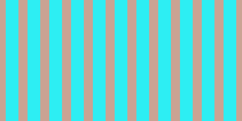 #2deef3, #caa393 vertical lines, thirty pixels wide, forty-two pixels apart