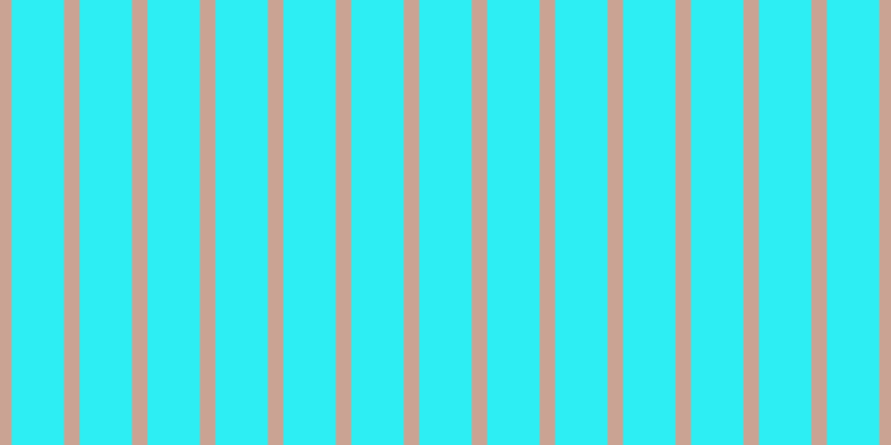 #2deef3, #caa393 vertical lines, fourteen pixels wide, forty-seven pixels apart