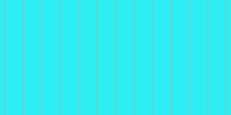 #2deef3, #caa393 vertical lines, two pixels wide, sixty-two pixels apart