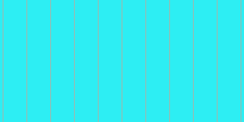 #2deef3, #caa393 vertical lines, two pixels wide, seventy-six pixels apart