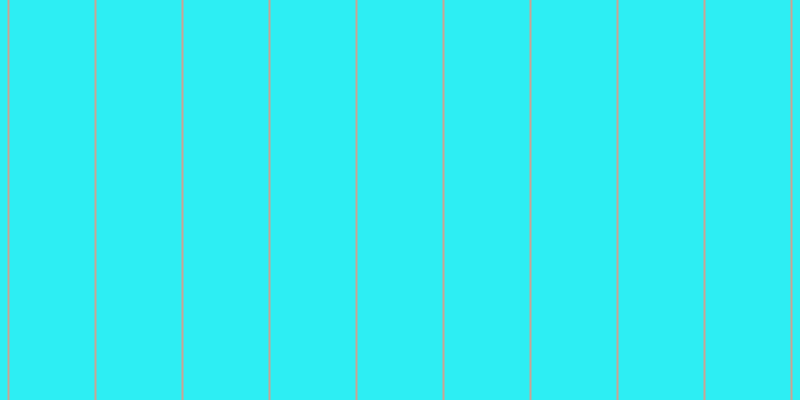 #2deef3, #caa393 vertical lines, two pixels wide, eighty-five pixels apart