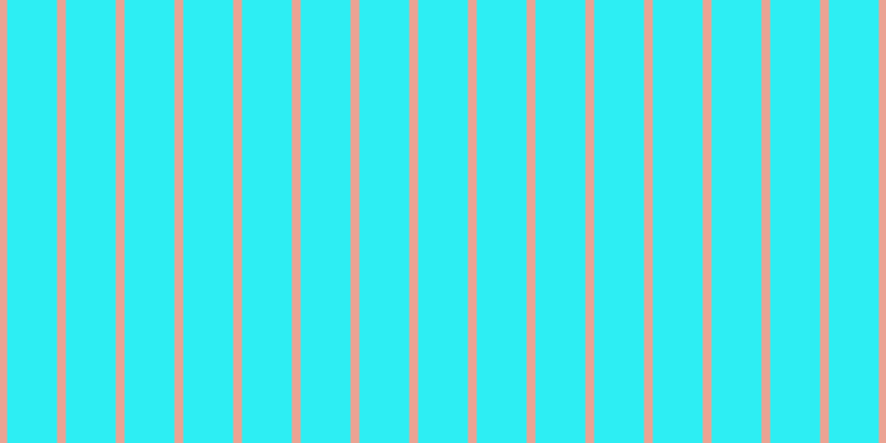 #2deef3, #eba393 vertical lines, eight pixels wide, forty-five pixels apart