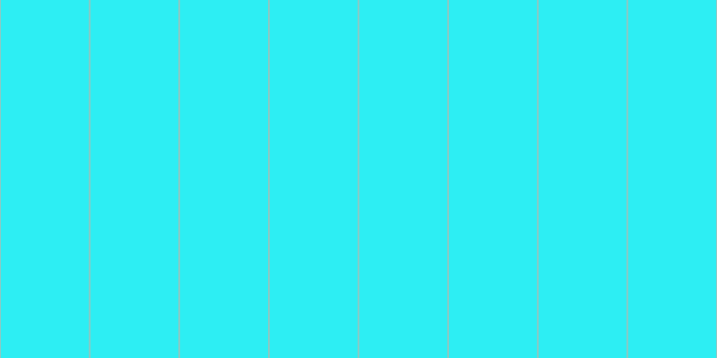 #2deef3, #eba393 vertical lines, one pixels wide, ninety-nine pixels apart