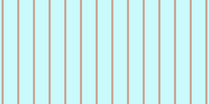 #2deef3 (25%), #caa393 vertical lines, eight pixels wide, fifty-two pixels apart