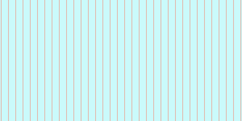 #2deef3 (25%), #eba393 vertical lines, two pixels wide, twenty-two pixels apart