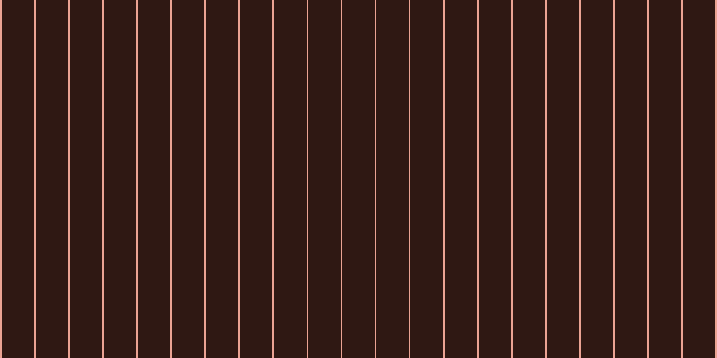 #2f1813, #eba393 vertical lines, two pixels wide, thirty-six pixels apart