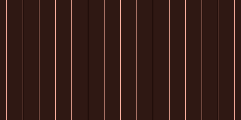 #2f1813, #eba393 vertical lines, two pixels wide, fifty-two pixels apart