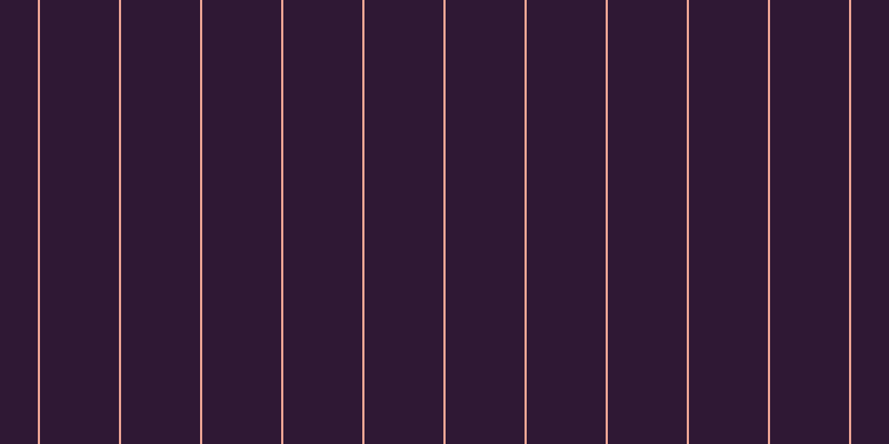 #2f1834, #eba393 vertical lines, two pixels wide, seventy-one pixels apart