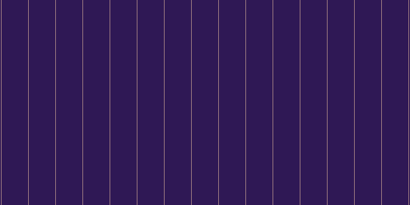 #2f1855, #caa393 vertical lines, one pixels wide, fifty-two pixels apart