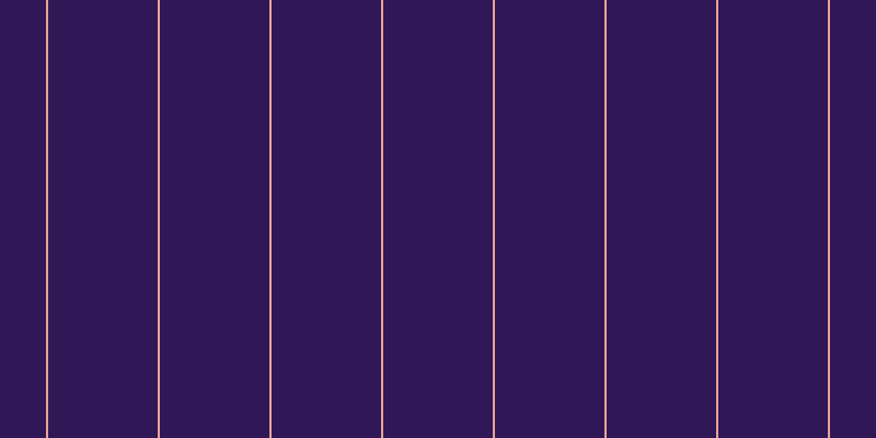 #2f1855, #eba393 vertical lines, two pixels wide, one hundred pixels apart