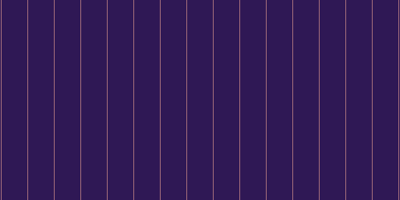 #2f1855, #eba393 vertical lines, one pixels wide, fifty-two pixels apart